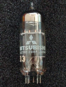 MITSUBISHI 8FQ7 VINTAGE ELECTRON TUBE JAPAN MFG RADIO TV    8CG7 - Picture 1 of 6