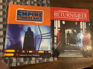 LIBROS DE CUENTOS STAR WARS: EMPIRE STRIKES BACK & RETURN OF THE JEDI, WEINBERG, LEVY - Imagen 1 de 12