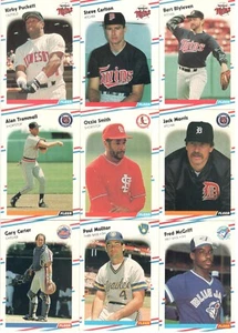 Juego completo de béisbol Fleer 1988 con conjunto de serie mundial, pegatinas, 684 tarjetas como nuevas - Imagen 1 de 14
