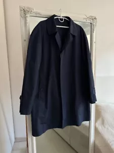 Navy Burberry man trench coat size - 48 - Picture 1 of 12