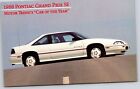 Voitures ~ Pontiac Grand Prix SE blanc 1988 sur la route ~ Tendance moteur ~ Carte postale vintage