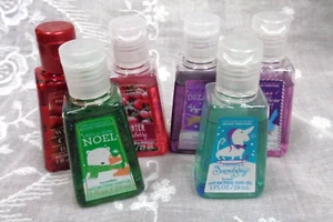 Lot/6 BATH & BODY WORKS Pocketbac Anti-Bacterial Hand Gel SUGAR PLUM Various - Picture 1 of 6