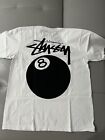 Stussy 8 Ball Pigment Dyed Tee Natural  New With Tags Size S-Xl