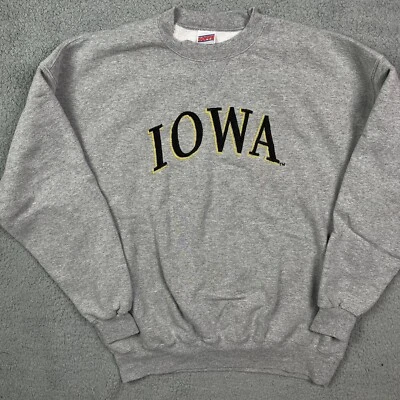 Vintage Iowa Hawkeyes Crewneck College Sweater Sweatshirt Soffe 2XL - Image 1 of 4