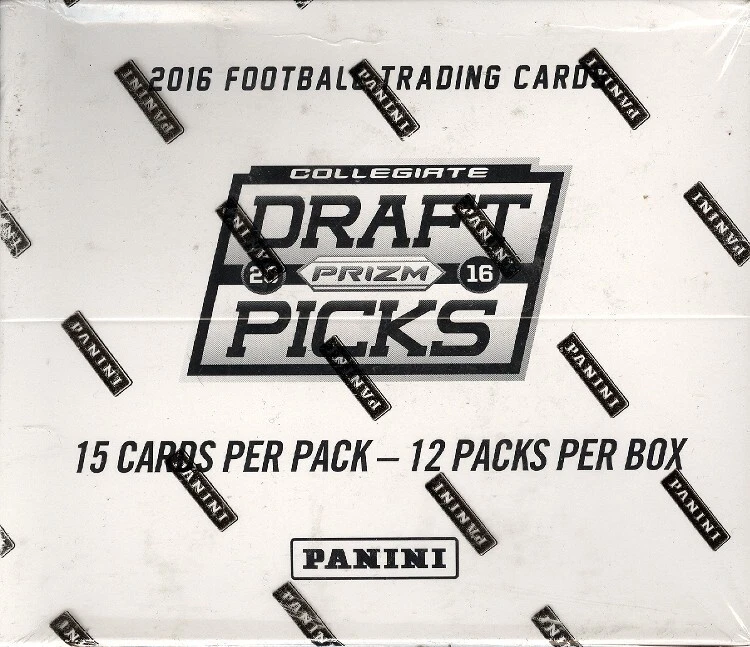 2016 PANINI PRIZM COLLEGIATE DRAFT PICKS FOOTBALL FAT PACK BOX BLOWOUT CARDS - Image 1 of 2
