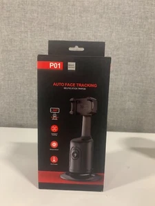 Stabilisateur Cardan Suivi Visage Auto 360° Rotaton, Support Téléphone Blanc - Photo 1 sur 2