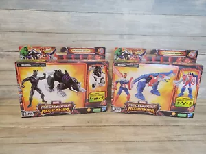 New Marvel Mech Strike Mechasaurs Black Panther + Captain America - Picture 1 of 3