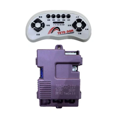 J6D-CC-12V Receiver Motherboard Controller+ T07D-DGN Remote Controller ChildreBw - Image 1 of 4