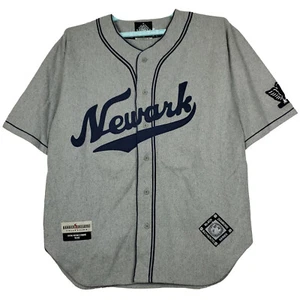 Don Newcombe Newark Eagles Size 56 3XL XXXL Vintage Baseball Jersey Gray NWT - Picture 1 of 11