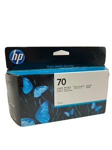 2022 GENUINE HP 70 Photo BLACK CARTRIDGE C9449A DESIGNJET Z2100 Z3100/3200 Z5200 - Picture 1 of 10