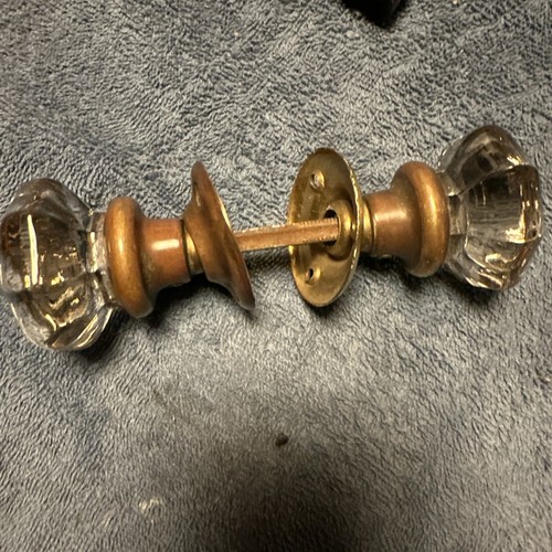 Antique Victorian uranium glass door knobs eBay