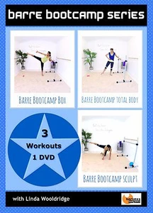 Barre Weights Cardio EXERCISE DVD Barlates Body Blitz BARRE BOOT CAMP 3 Workouts - Picture 1 of 1