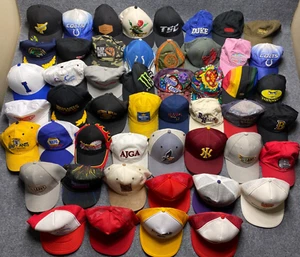 Mütze Kappe Menge 50 Großpackung Mix Druckknopf Riemen Passform Stretch Logo Trucker Sport Outdoor 977 - Bild 1 von 8