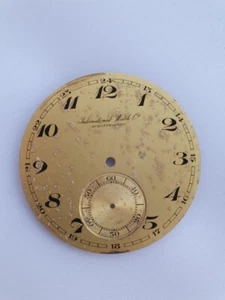 the good condition gold plated pocket watch dial IWC Schaffhausen - Picture 1 of 3