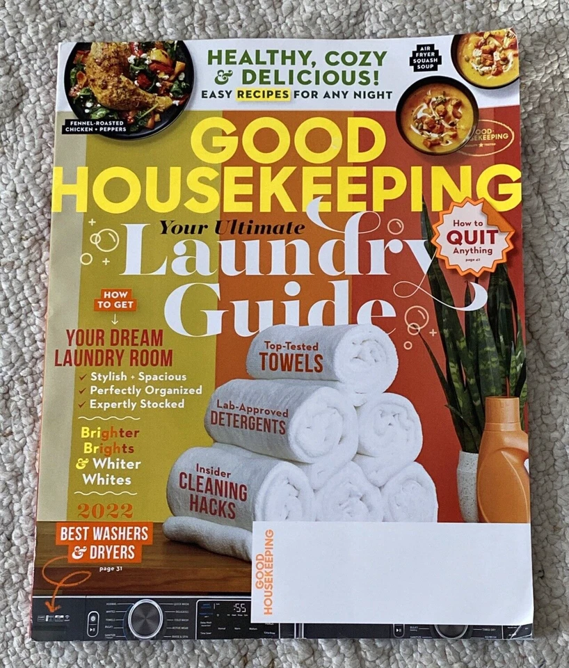 GOOD HOUSEKEEPING Magazine JANUARY / FEBRUARY 2022 ULTIMATE LAUNDRY GUIDE - Image 1 of 1