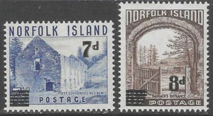 NORFOLK ISLAND # 21 - 22 MNH ¡Juego de Cmplt fresco e impecable! ('25 SCV $4) - Imagen 1 de 1