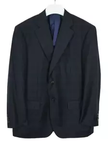 PAL ZILERI Blazer Men's LARGE Pure Wool Checked Half Lined Formal - Picture 1 of 11