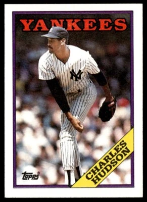 1988 Topps Charles Hudson New York Yankees #636 - Image 1 of 2