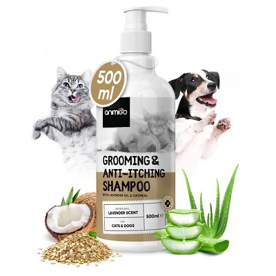 Grooming Shampoo - for dogs & cats with long & short hair - 500ml - anti itching - Image 1 of 4