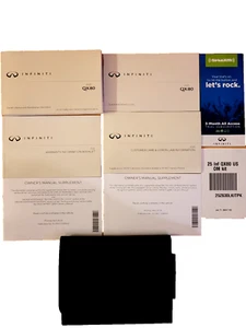 Infiniti QX80 2025 Manual del Propietario OM Kit con Estuche para Guantera Nuevo - Imagen 1 de 5