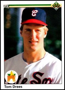 1990 Upper Deck #3 Tom Drees MLB NM RC Rookie White Sox