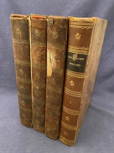1809 The History of England Oliver Goldsmith HC 4 Volume Set Antique Coote UK - Picture 1 of 13