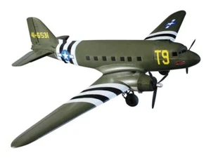Dynam C47 Skytrain EPO 1470mm grün PNP DC 3 Rosinenbomber WWII Brushless LiPo RC - Bild 1 von 6