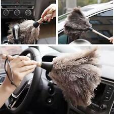 Natural Ostrich Feather Static Duster Brush Brush Wood Handle Cleaning Tool