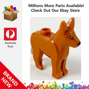 Genuine LEGO™ Dark Orange Dog Alsatian / German Shepherd 92586 4624374 New - Picture 1 of 2