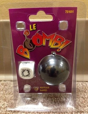 NUEVO en paquete - LE BOOMB! MAYFAIR GAMES #73101 Negro Fiesta Juego Dados Bolsillo Foto 1 de 2