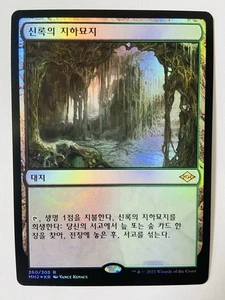 MTG MODERN HORIZONS 2 KOREAN FOIL - Verdant Catacombs x1 - Picture 1 of 1