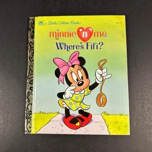 Vintage Little Golden Book Disney Minnie n Me Where's Fifi? - Bild 1 von 8