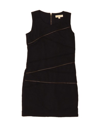 MICHAEL KORS abito tubino donna senza maniche US 4 piccolo nero poliestere CR09