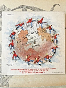 Chromo  Publicité  Au Bon Marché JEU A SYSTEME DISQUE terre Les 13 Chinois Lloyd - Imagen 1 de 2