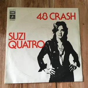SUZI QUATRO 48 Crash 7" (EMI 1974 Italy) GLAM - Picture 1 of 4