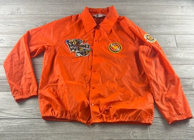 Chaqueta de lluvia vintage Active Generation Snap Boy Scouts parche y prendedores para hombre XL Foto 1 de 4