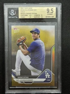 Shohei Ohtani 2025 Topps Now Road to Opening Day Gold 44/50 BGS 9.5 GEM MINT - Picture 1 of 2