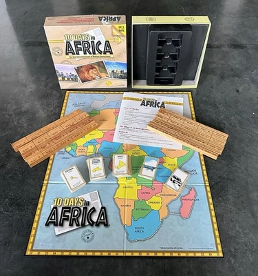 10 Days in Africa (Board Game, 2009) Out Of The Box Alan R. Moon RARE COMPLETE - Image 1 of 4