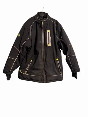 男式大号 RefrigiWear Extreme 软壳夹克 0790 黑色绝缘 -60F — 第 1/4 张图片