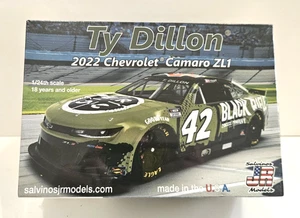 1/24 SALVINOS JR TY DILLON 2022 CHEVROLET CAMARO ZL1 #PGC2022TDP NEW SEALED KIT - Picture 1 of 1
