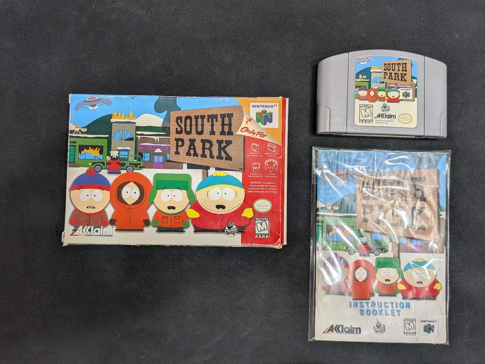 South Park (Nintendo 64 N64) Completo CIB con Manual y Cartucho Foto 1 de 4