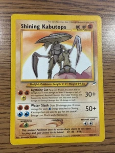 Pokémon TCG Shining Kabutops Holo Karte Neo Destiny 108/105 Unlimited Secret Rare - Bild 1 von 10