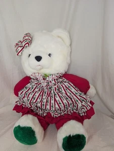 Kmart Vintage 90er Mama Bär Stofftier Weihnachten - Bild 1 von 7