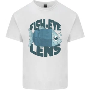 Camiseta De Algodón Ligera Para Hombre Con Lente Ojo De Pez Fotografía Divertida - Imagen 1 de 29