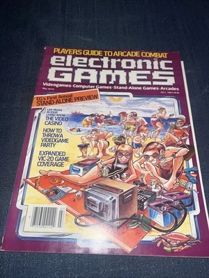 VintageElectronic Games Magazine Players Guide July 1983 Vol.1 No.17 With Poster - Image 1 of 4