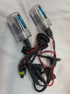 2x XENON H10 9145 HID Bulbs AC 35W Super Bright Fog Light Replacement 3K - Picture 1 of 4