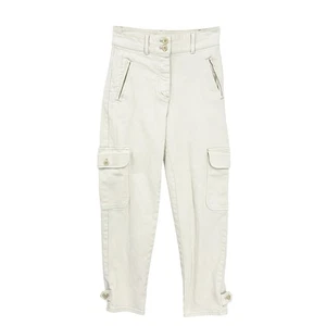 WILFRED FREE Hose Cargo Damen 2 High Rise Straights LED Creme Button Fly U584 - Bild 1 von 9
