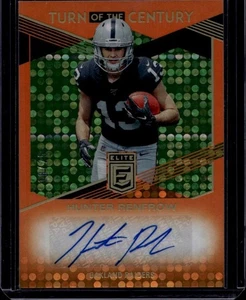 2019 Donruss Elite #TC-HR1 Hunter Renfrow Turn of the Century Auto Orange #/25 - Picture 1 of 2