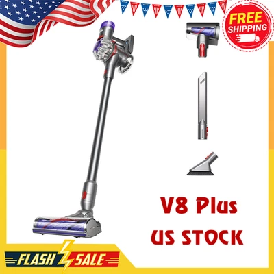 Dyson V8 Plus Cordless Vacuum 115AW 40min Runtime Handheld Carpet Floor Clean!