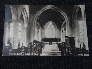 Interior Didlington Church Postcard Munford Thetford - 105636 - Picture 1 of 2